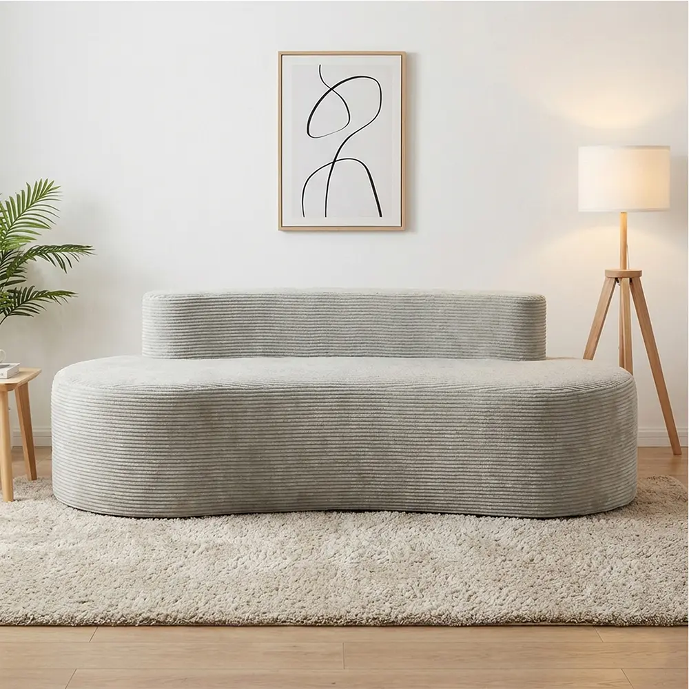 مبل دو نفره خاکستری